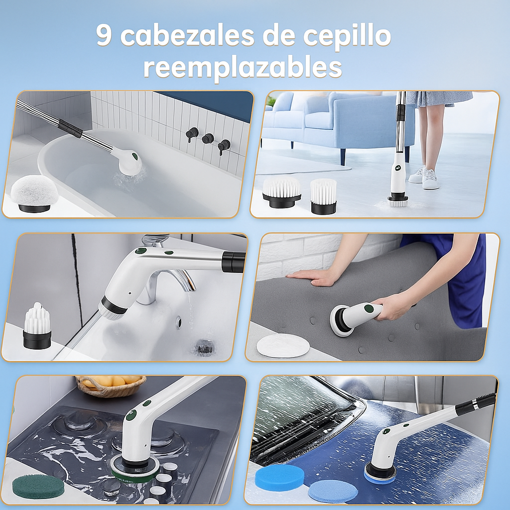 Limpiador Eléctrico Multifuncional 9x1🥇