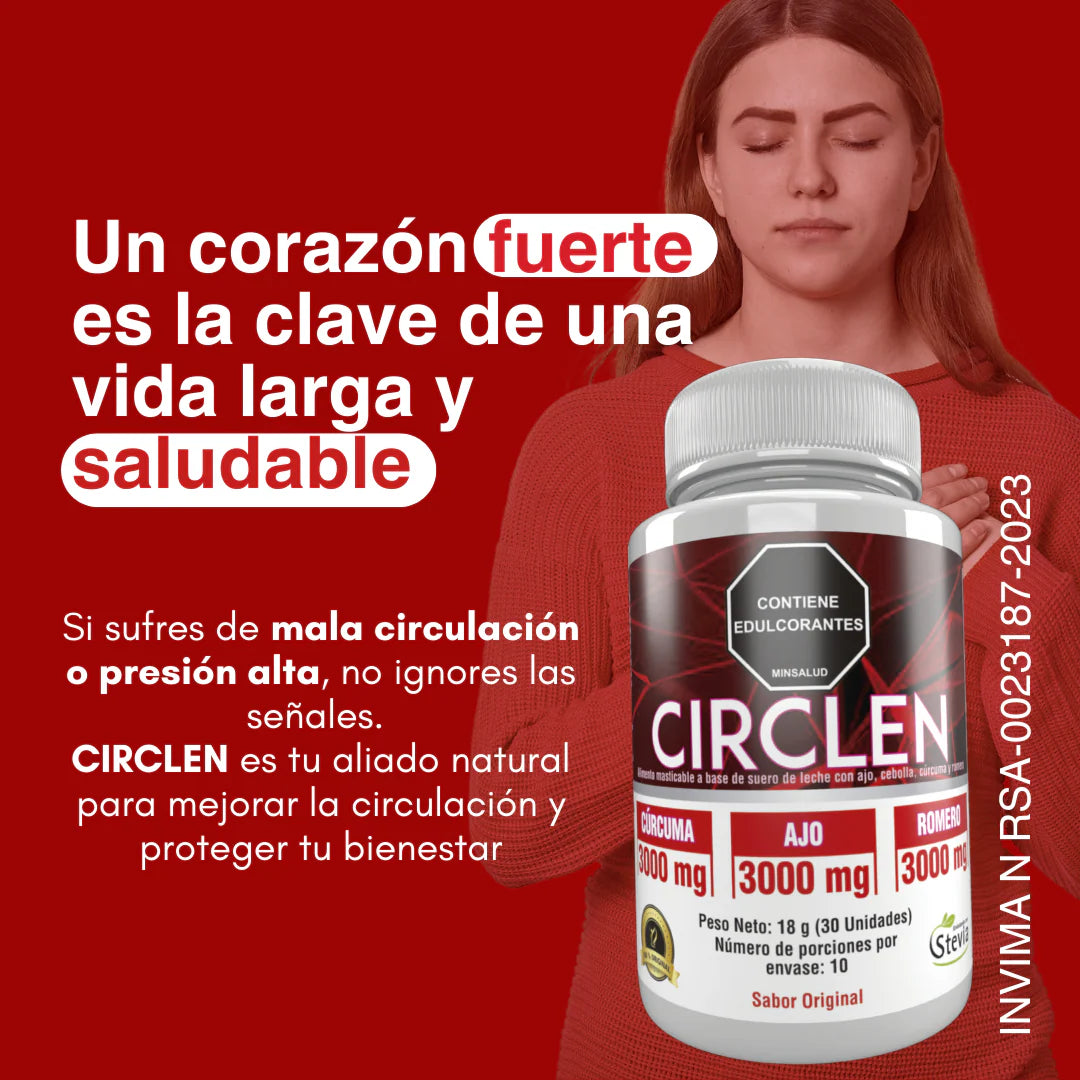 CIRCLEN™ PREMIUM-30 Capsulas NATURALES🫀