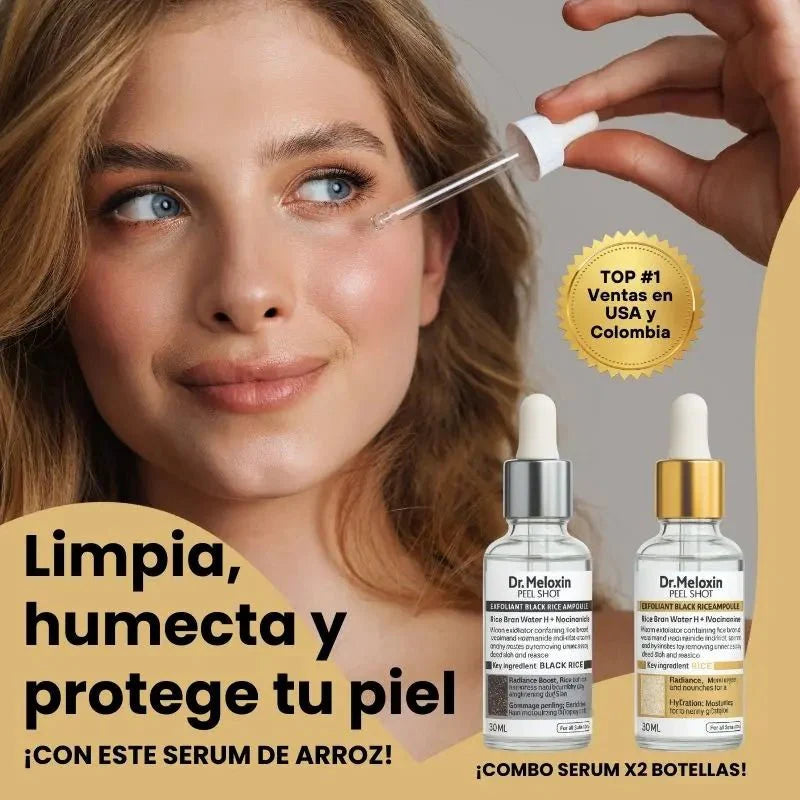 Dr. Melaxin Ampolla Rice & Black Rice – Limpieza profunda🥇